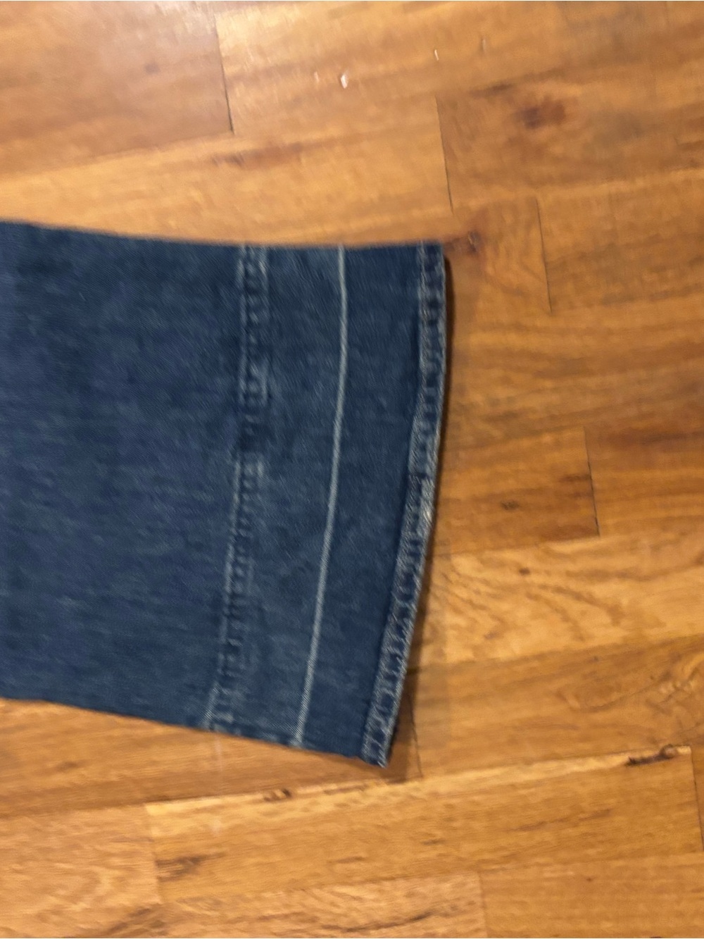PAIGE Medium Blue Wide Leg Jeans - Picture 12 of 12